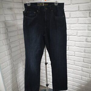 NWT Urban Star Men's Dark Wash Size 30/31 Relaxed Fit Blue Jeans
